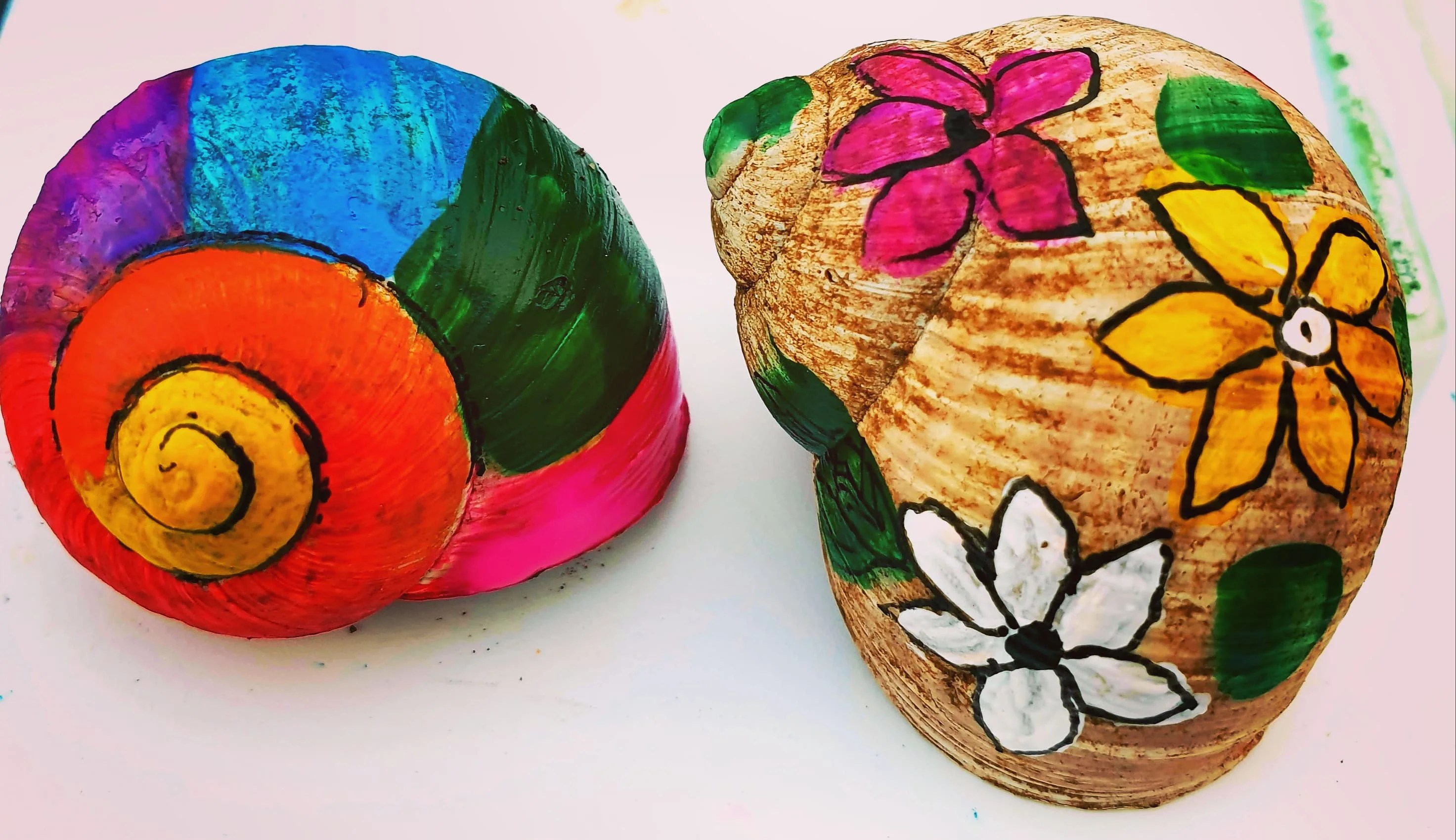 Ontdek de delicate kunst van het beschilderen van slakkenhuizen, waarbij elk leeg huisje in mijn tuin verandert in een klein meesterwerk. Deze zorgvuldige en kleurrijke transformaties combineren natuur en creativiteit, en brengen een unieke schoonheid tot leven.