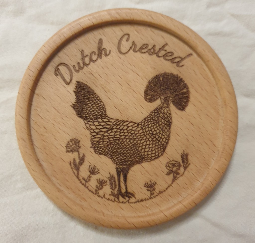 Beechwood coasters with chicken breeds: from hobby to&nbsp;bestseller!