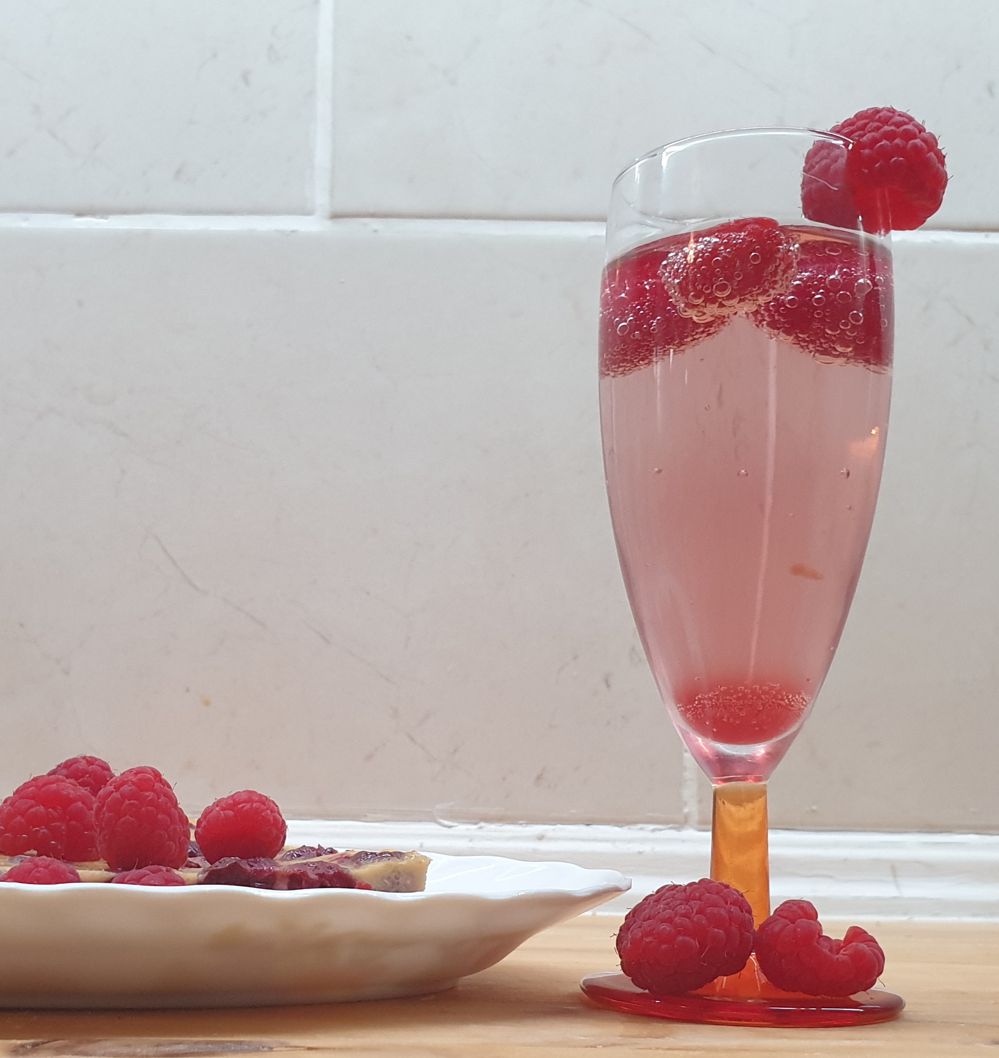 "Flanboisier: Frambozensymfonie in Kwark"