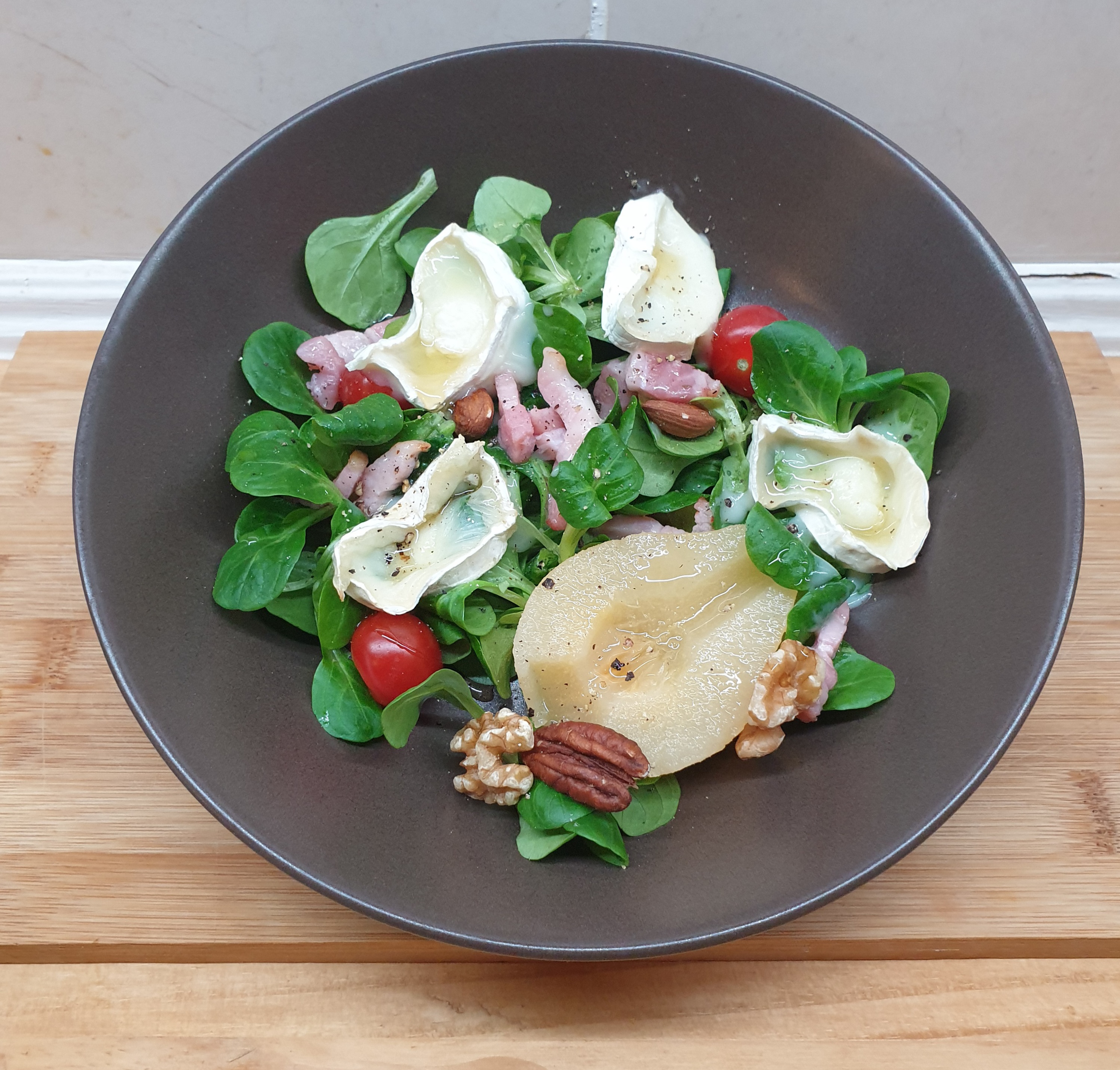 warme geitenkaas salade.