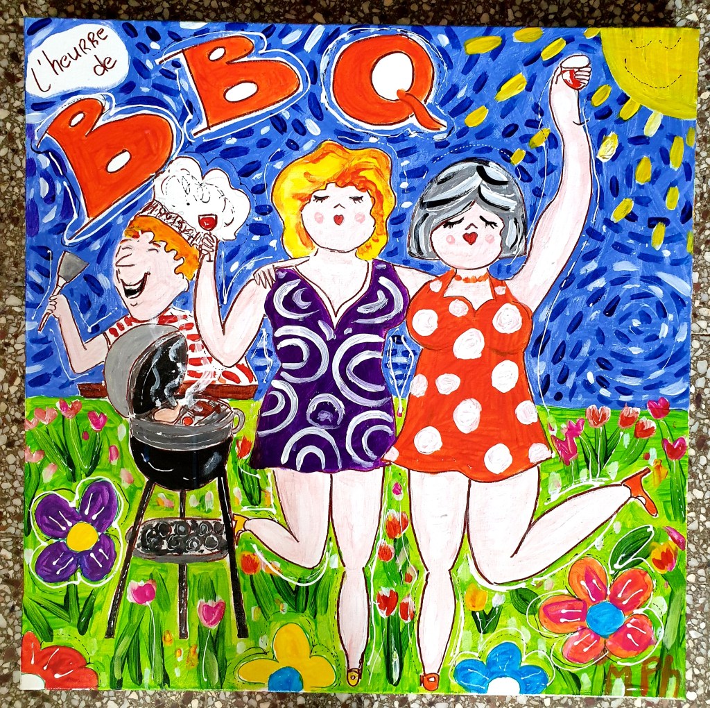 Omringd door familie en vrienden, zelfs tijdens koele winterdagen, vinden we vreugde rond de BBQ. Of het nu gaat om eenvoudig gegrilde groenten of decadente desserts zoals gebakken banaan met chocolade, elk moment wordt een feest. In de open lucht, waar elk seizoen zijn charme heeft, genieten we van het simpele genot van samen zijn.