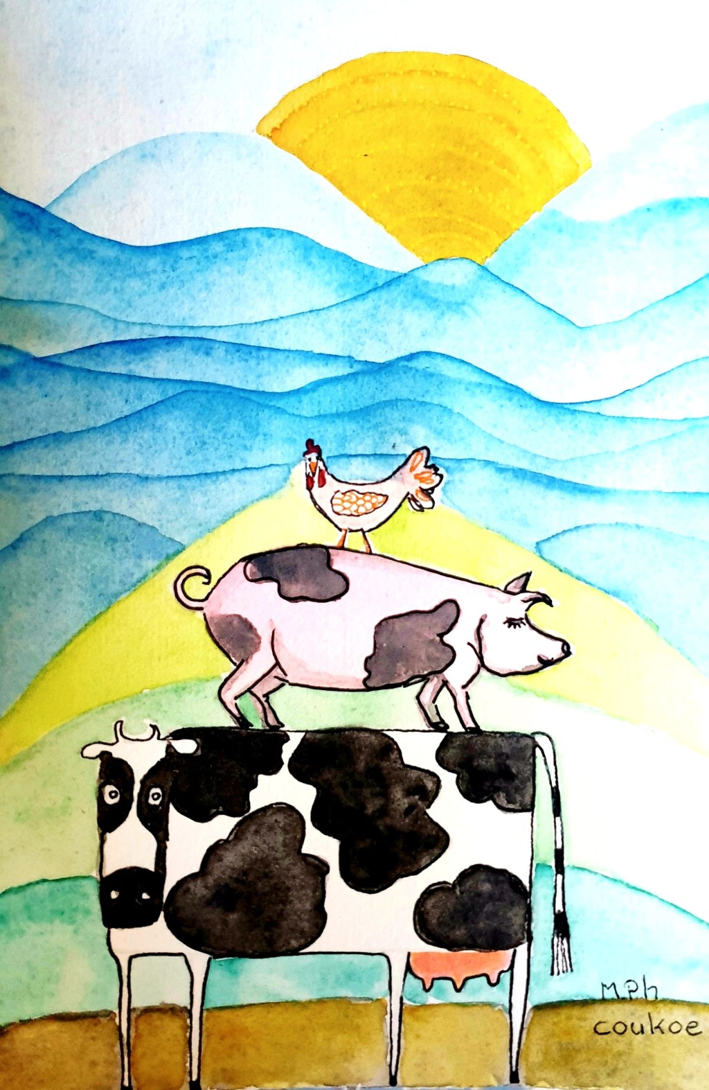 Gedichtje spontaan gemaakt op een ochtend in de&nbsp;Bourgogne