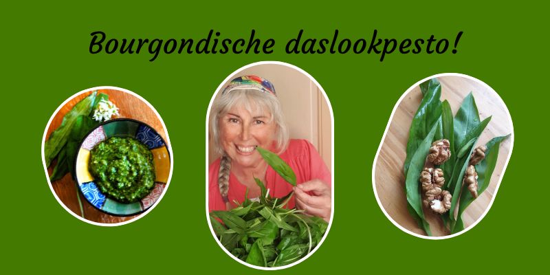 Daslook pesto recept uit de&nbsp;Bourgogne