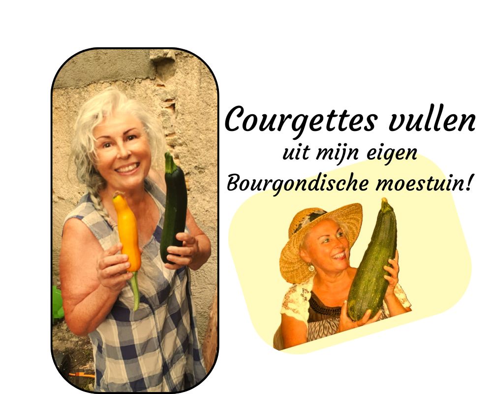 Eten van eigen oogst, vandaag: gevulde bol&nbsp;courgette